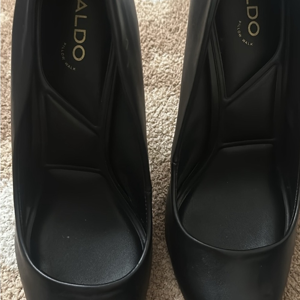 Aldo pillow walk, black stiletto pumps